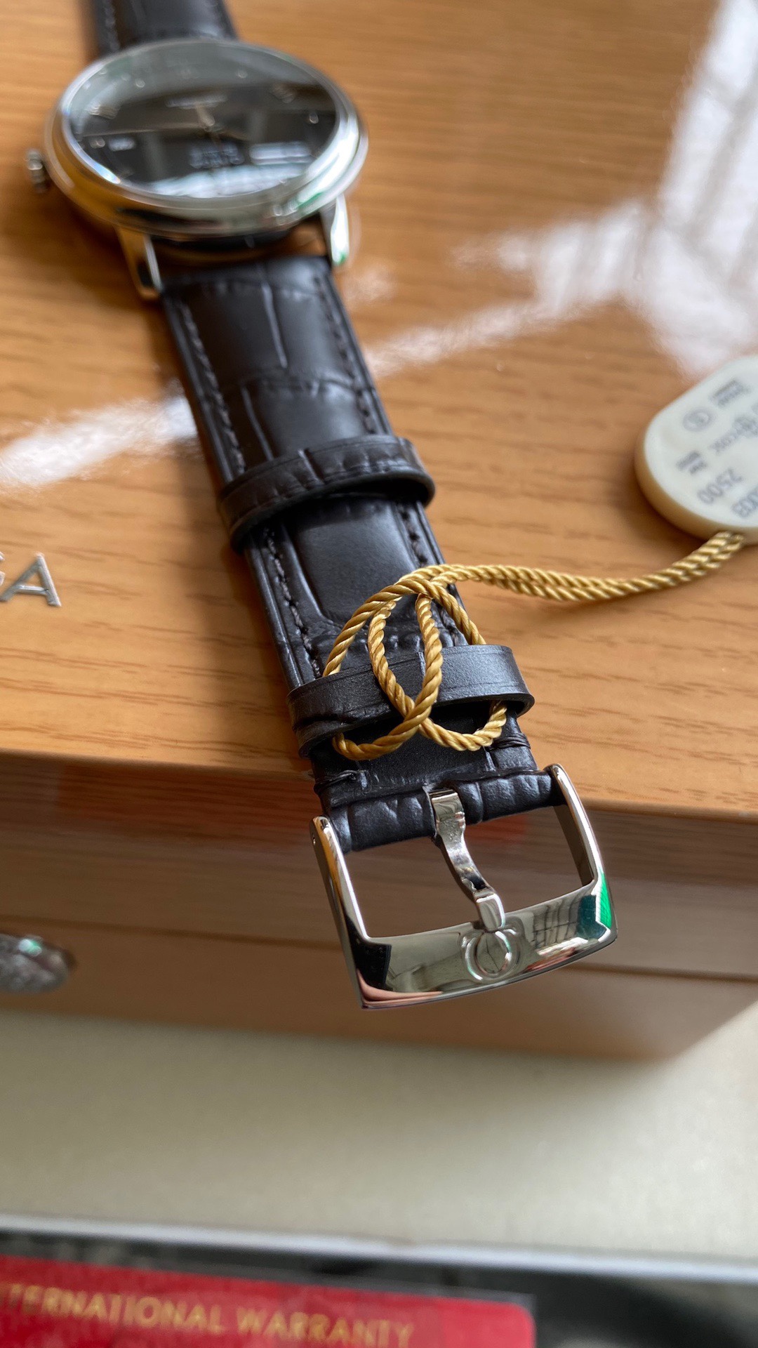 Omega A Factory V2 5 mm Watch Strap Steel 2500 Movement Dial Markers