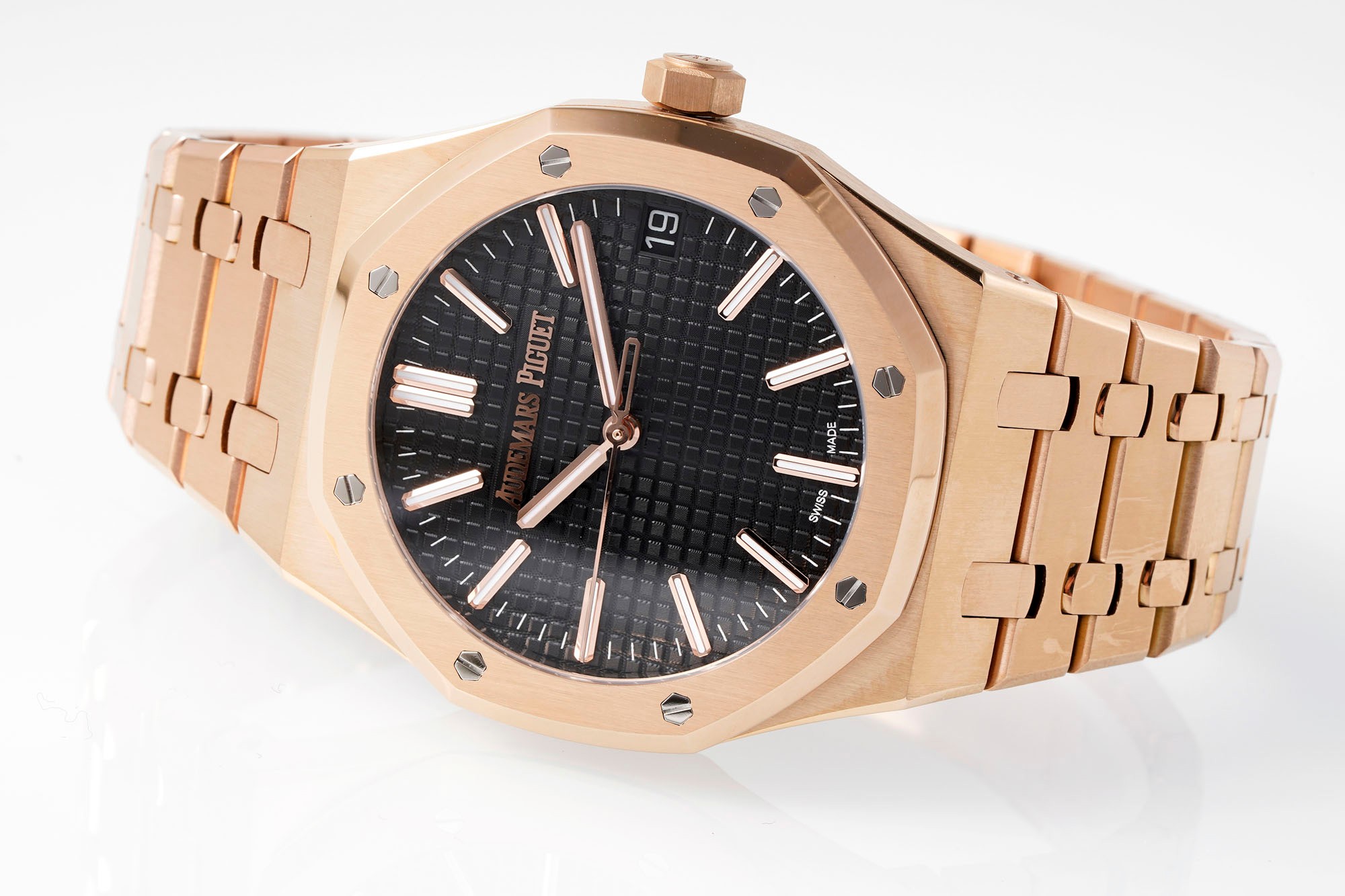 Audemars Piguet Apsaudemars 15510ap50 4302 Movement-- 5 Mold Opening,size 41x10.4 Watch Case steel Strap Piguetcal.4302 72 Dial Aps