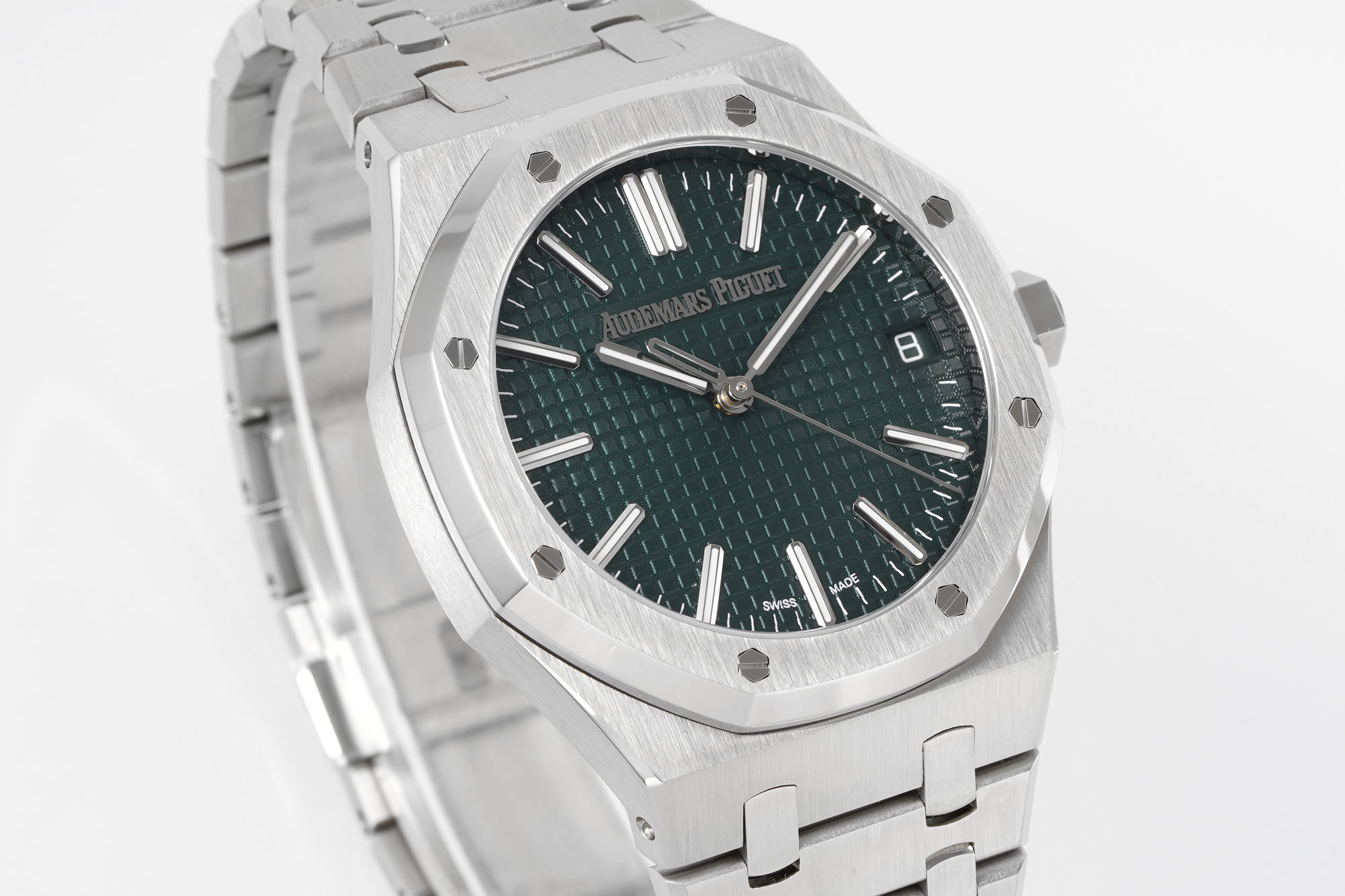 Audemars Piguet Apsaudemars 15510ap50 4302 Movement-- 5 Mold Opening,size 41x10.4 Watch Case steel Strap Piguetcal.4302 72 Dial Aps