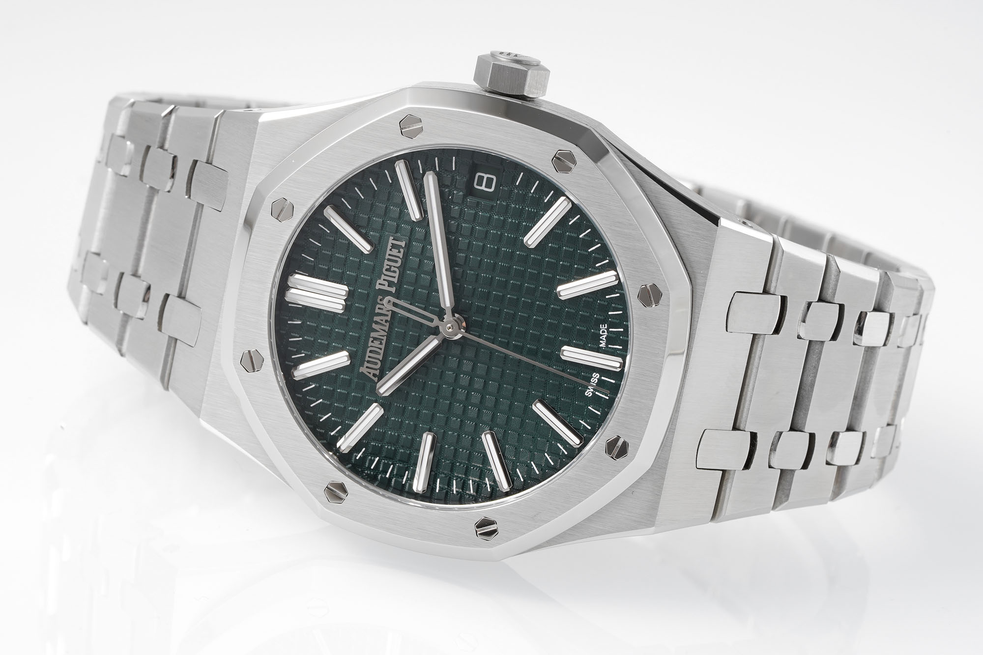 Audemars Piguet Apsaudemars 15510ap50 4302 Movement-- 5 Mold Opening,size 41x10.4 Watch Case steel Strap Piguetcal.4302 72 Dial Aps