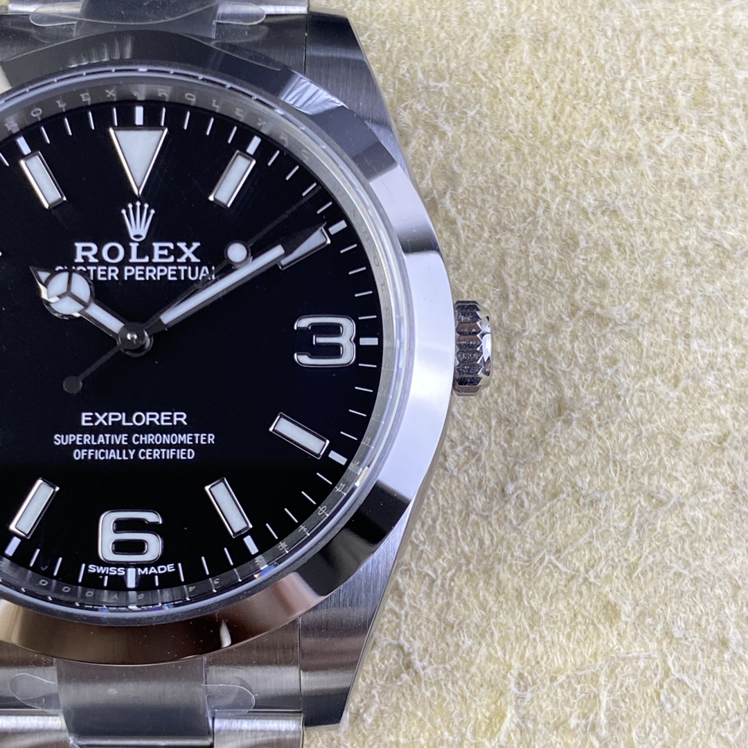 Rolex Clean /c 214270 39 mm 3132 movement/ New Style, Watch Dial Markers, Luminous Hands