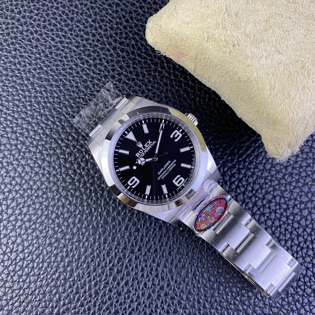 Rolex Clean /c 214270 39 mm 3132 movement/ New Style, Watch Dial Markers, Luminous Hands