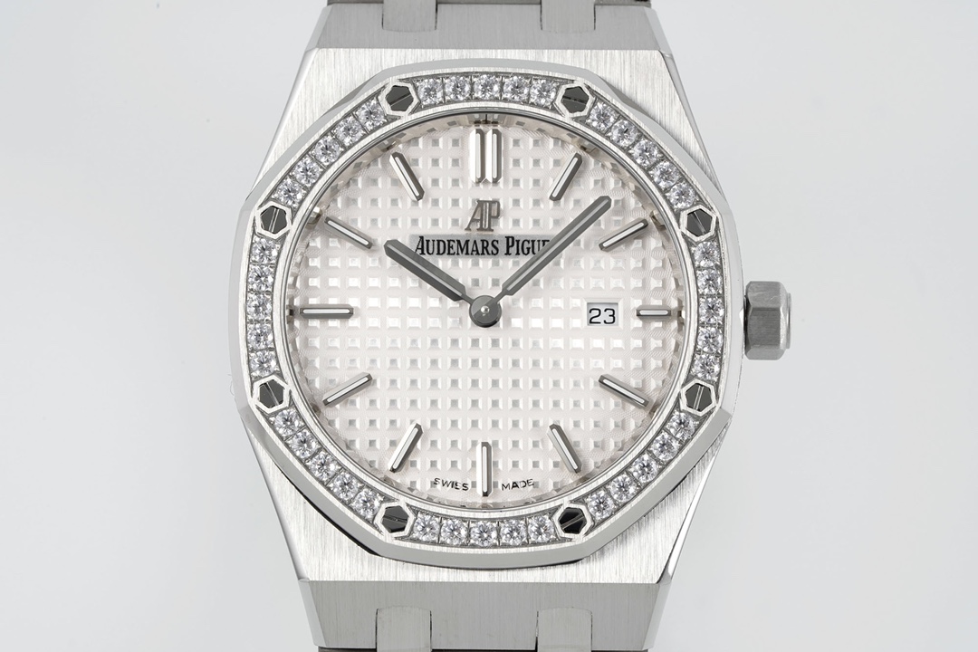 Audemars Piguet Zf Piguetaudemars 67651orwomensquartz Mold Opening, Cnc .watch Casediameter33 mm Case Strap Clasp Dial grande Tapisserie Hands, Date Display royal Oak Etaquartzmovement