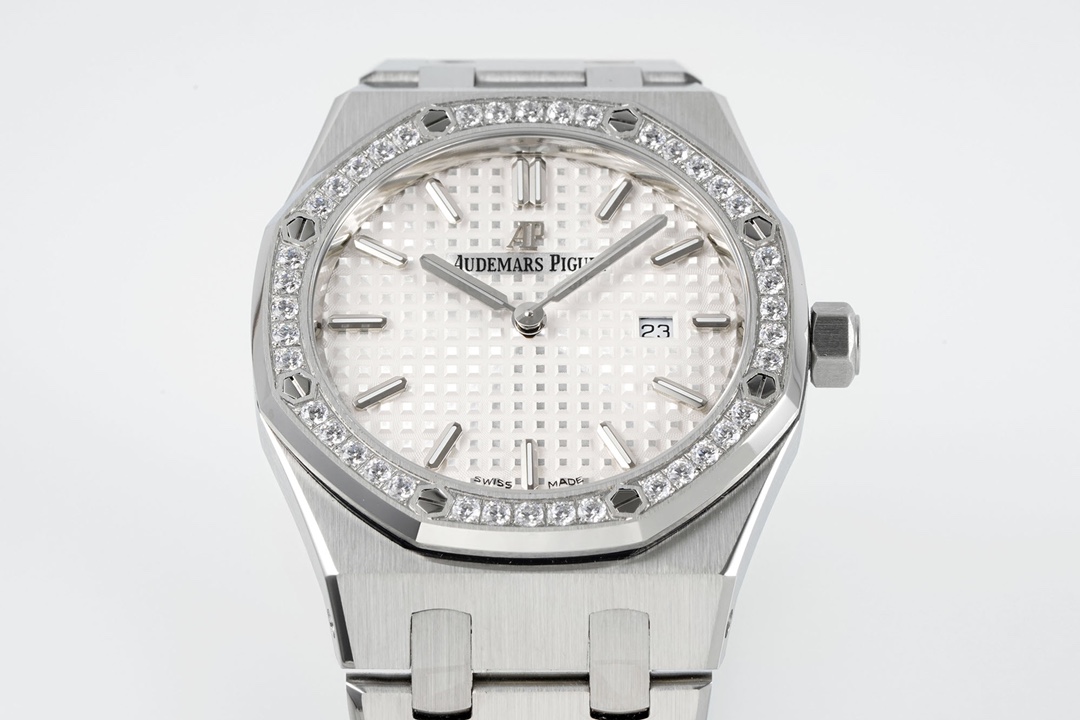 Audemars Piguet Zf Piguetaudemars 67651orwomensquartz Mold Opening, Cnc .watch Casediameter33 mm Case Strap Clasp Dial grande Tapisserie Hands, Date Display royal Oak Etaquartzmovement