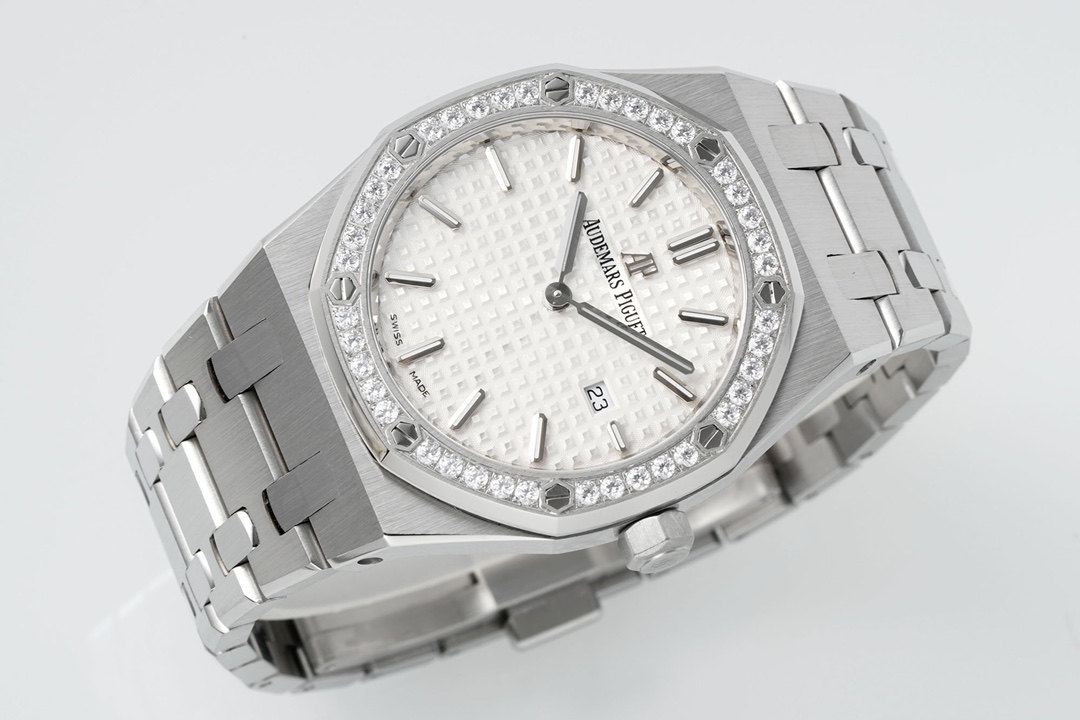Audemars Piguet Zf Piguetaudemars 67651orwomensquartz Mold Opening, Cnc .watch Casediameter33 mm Case Strap Clasp Dial grande Tapisserie Hands, Date Display royal Oak Etaquartzmovement