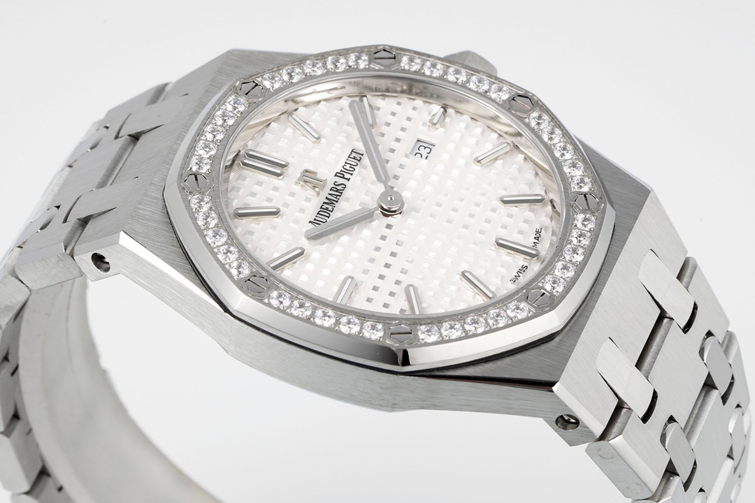 Audemars Piguet Zf Piguetaudemars 67651orwomensquartz Mold Opening, Cnc .watch Casediameter33 mm Case Strap Clasp Dial grande Tapisserie Hands, Date Display royal Oak Etaquartzmovement