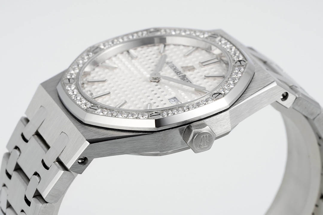 Audemars Piguet Zf Piguetaudemars 67651orwomensquartz Mold Opening, Cnc .watch Casediameter33 mm Case Strap Clasp Dial grande Tapisserie Hands, Date Display royal Oak Etaquartzmovement