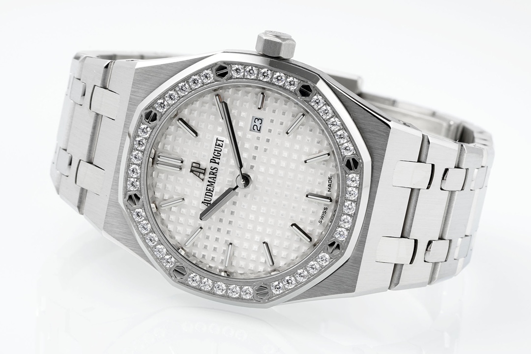 Audemars Piguet Zf Piguetaudemars 67651orwomensquartz Mold Opening, Cnc .watch Casediameter33 mm Case Strap Clasp Dial grande Tapisserie Hands, Date Display royal Oak Etaquartzmovement