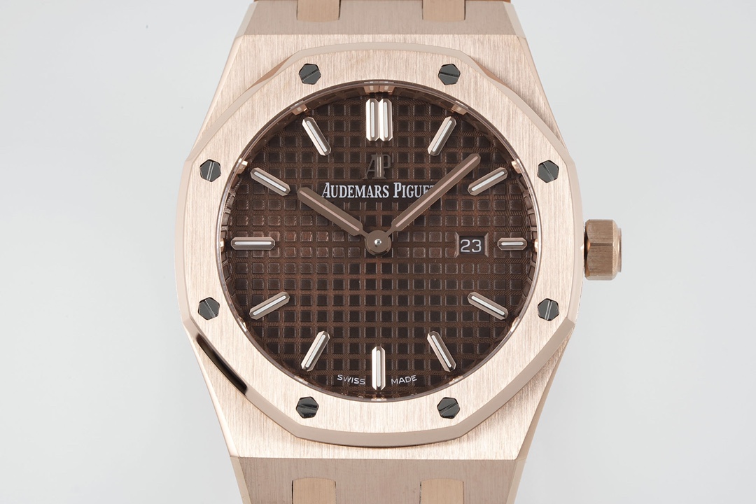 Audemars Piguet Zf Piguetaudemars 67651orwomensquartz Mold Opening, Cnc .watch Casediameter33 mm Case Strap Clasp Dial grande Tapisserie Hands, Date Display royal Oak Etaquartzmovement