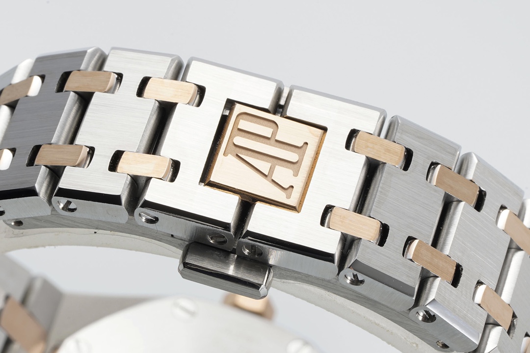 Audemars Piguet Zf Piguetaudemars 67651orwomensquartz Mold Opening, Cnc .watch Casediameter33 mm Case Strap Clasp Dial grande Tapisserie Hands, Date Display royal Oak Etaquartzmovement