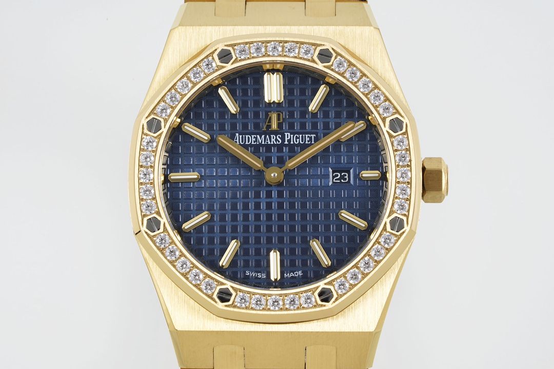 Audemars Piguet Zf Piguetaudemars 67651orwomensquartz Mold Opening, Cnc .watch Casediameter33 mm Case Strap Clasp Dial grande Tapisserie Hands, Date Display royal Oak Etaquartzmovement