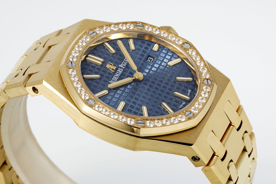 Audemars Piguet Zf Piguetaudemars 67651orwomensquartz Mold Opening, Cnc .watch Casediameter33 mm Case Strap Clasp Dial grande Tapisserie Hands, Date Display royal Oak Etaquartzmovement