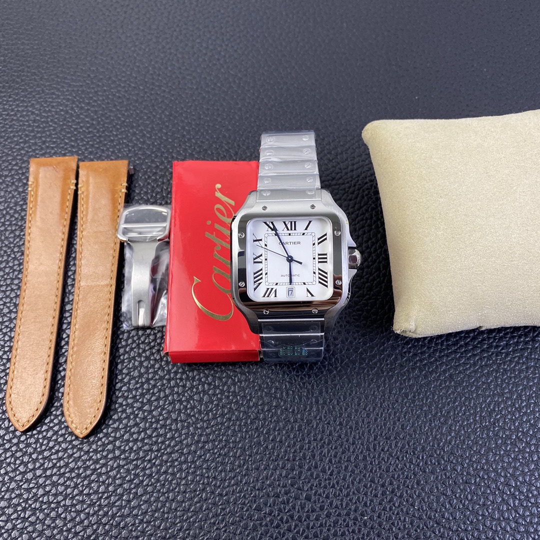 Cartier Bv Factory V2 Cartiercartiernew Style :watch Case:316l Dial: Dial3. / / Strap: Smartlink diameter:8x47.5x9.08 1 movement:miyota-9015 1847mc waterproof 10 100 quickswitchwatch