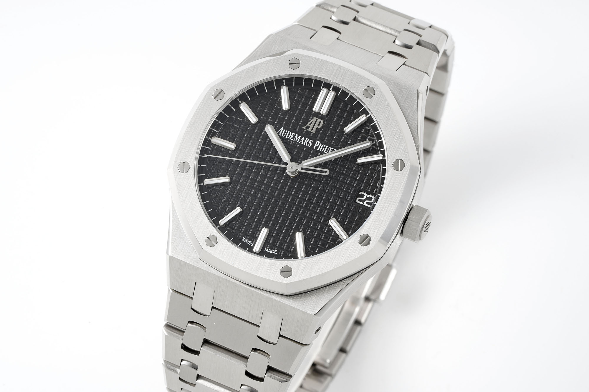 Audemars Piguet Apsaudemars 15500v2 4302 Movement-- 5 Mold Opening,size 41x10.4 Watch Case steel Strap Piguetcal.4302 72 Dial Aps