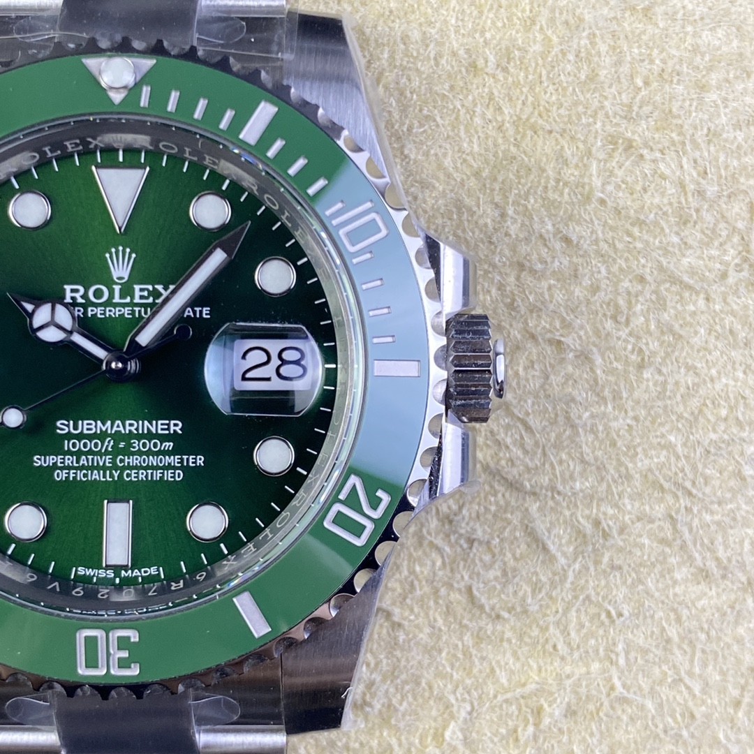 Rolex Clean /c Rolex116610ln 40 mm 3135 Movement 904l / Ar Steel Strap watch Dial Ps: 1-31 Handsluminous/ Luminous C1c3luminous Ip ceramic V4 Original Cleanceramic / Clean-submariner