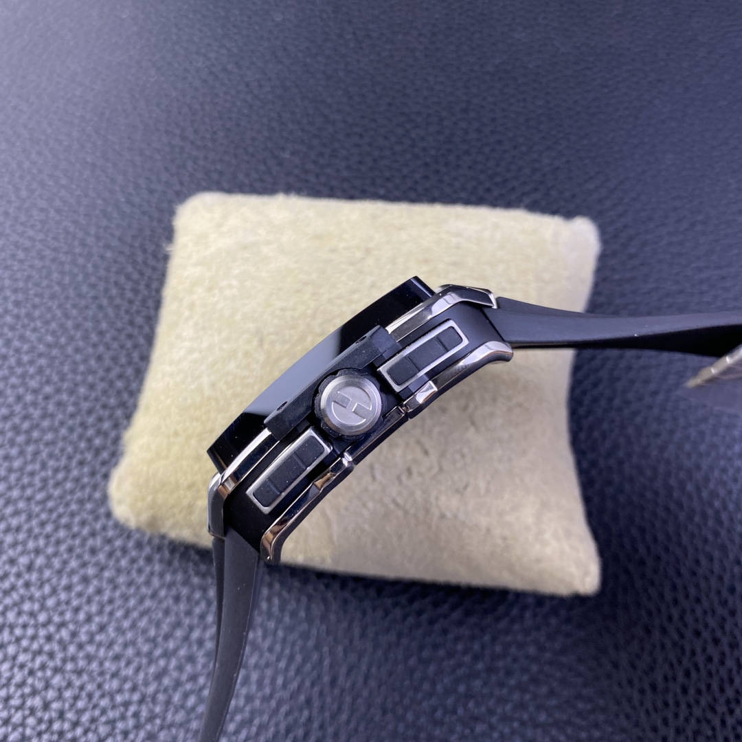 Hublot Bbf Hublothublot Square Bang Unico Titanium Big Watch Strap Hub1280 movement 6 Chronograph Dial Colorful Hands 42mm