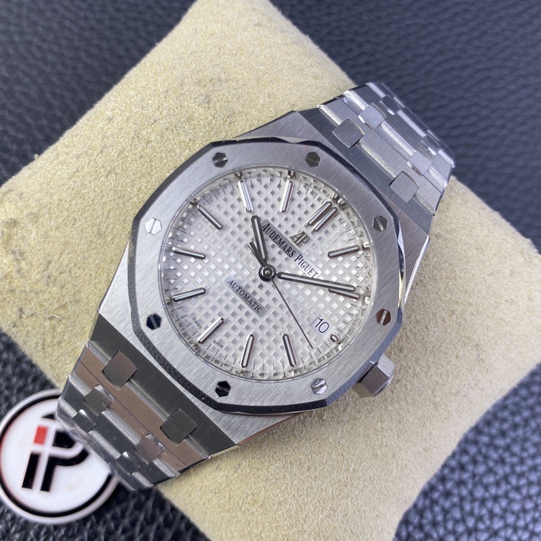 Audemars Piguet Ipf --audemars 15450st,size37 mm ,thickness9.8 Movement .watch Case Original steel Strap Strap,ipf Originalwatch Strapmold Opening Strapthickness Clasp Original3120 :1 9015 2 Hands 3 flat 4 7 41 Originalmovement 5
