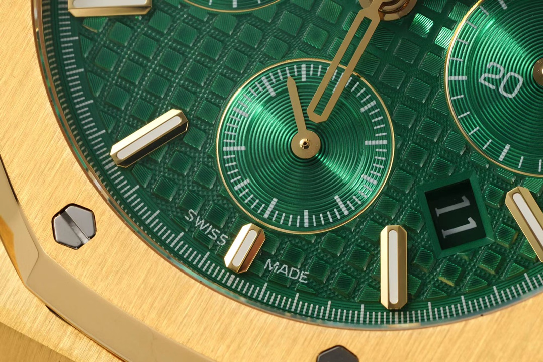 Audemars Piguet Ipf --audemars Piguet26331or Chronographmechanical 41 mm :watch Case Original Thickness Chronograph 1 Movement7750 Originalmovement 6 2 Crystal Sapphire 3 Casewatch Mold Opening, 4 5 Dial Luminouswatch