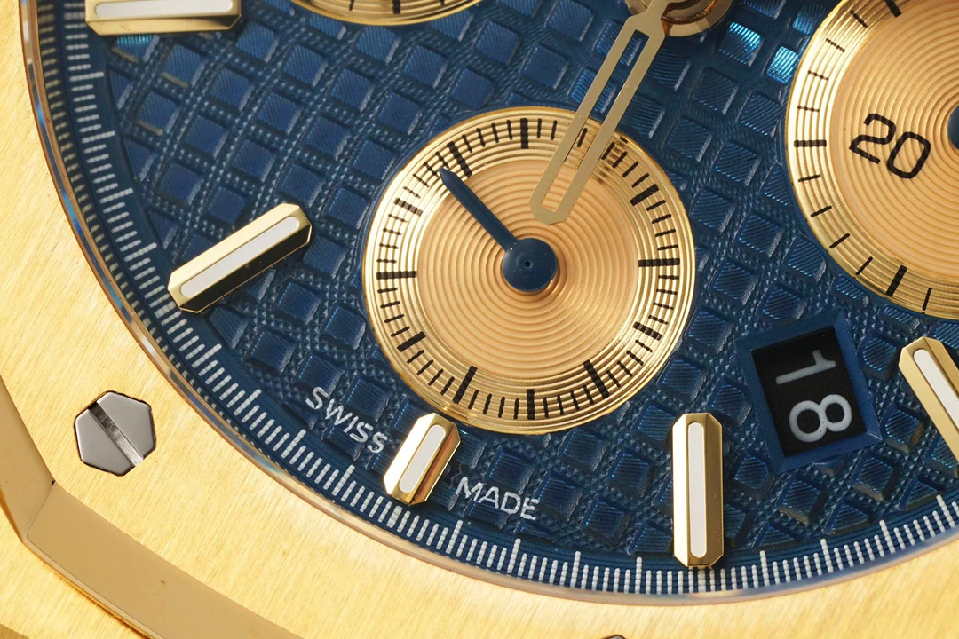 Audemars Piguet Ipf --audemars Piguet26331or Chronographmechanical 41 mm :watch Case Original Thickness Chronograph 1 Movement7750 Originalmovement 6 2 Crystal Sapphire 3 Casewatch Mold Opening, 4 5 Dial Luminouswatch