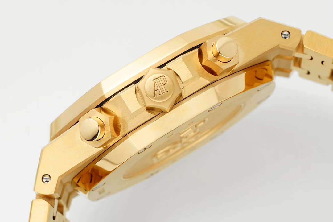 Audemars Piguet Ipf --audemars Piguet26331or Chronographmechanical 41 mm :watch Case Original Thickness Chronograph 1 Movement7750 Originalmovement 6 2 Crystal Sapphire 3 Casewatch Mold Opening, 4 5 Dial Luminouswatch