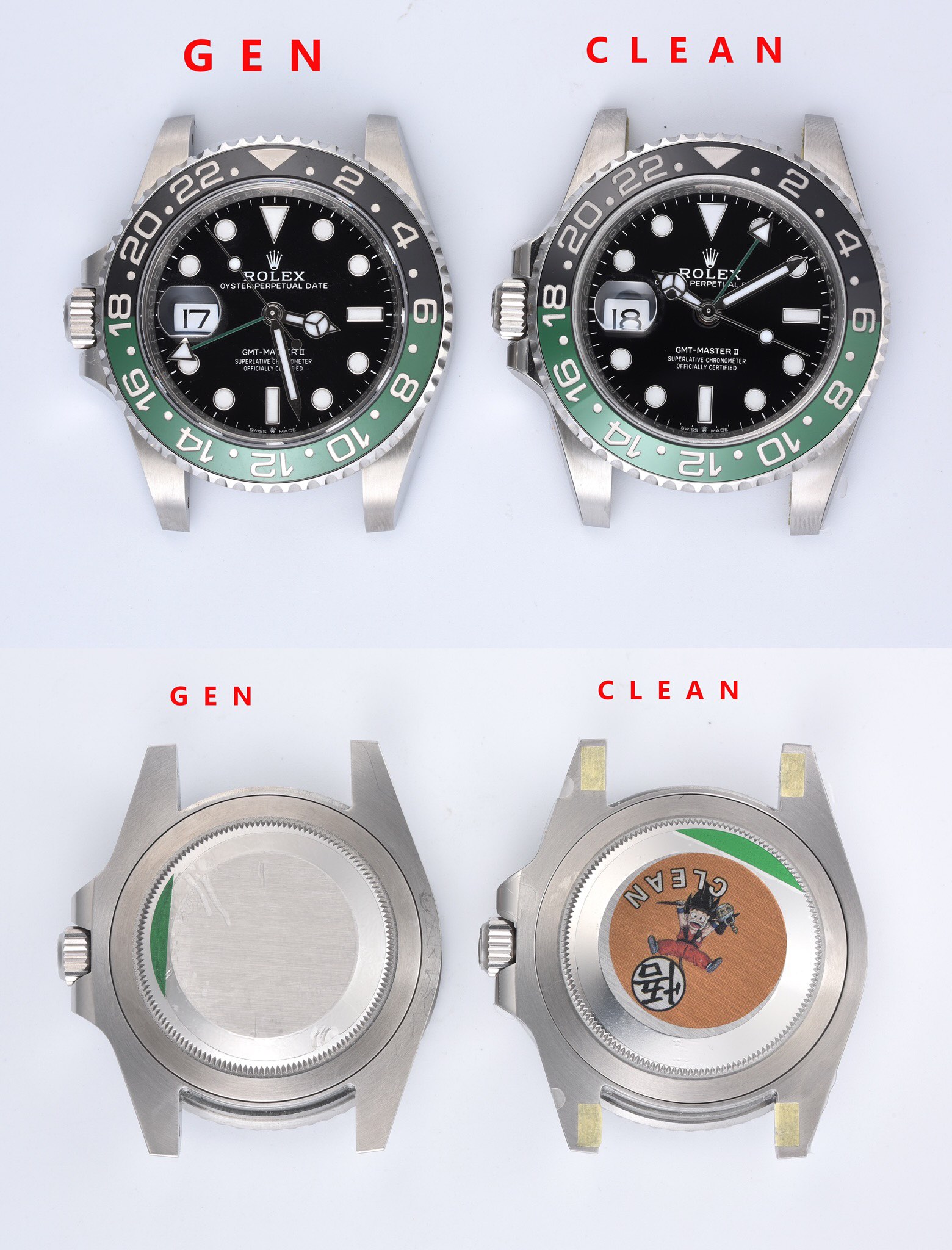 Rolex C Gmt 126720 Rolex1950 6542 1675 New Style 9 3 3285 movement, Ceramic Clean Watch Casewatch Strap Dial 2022 Clasp