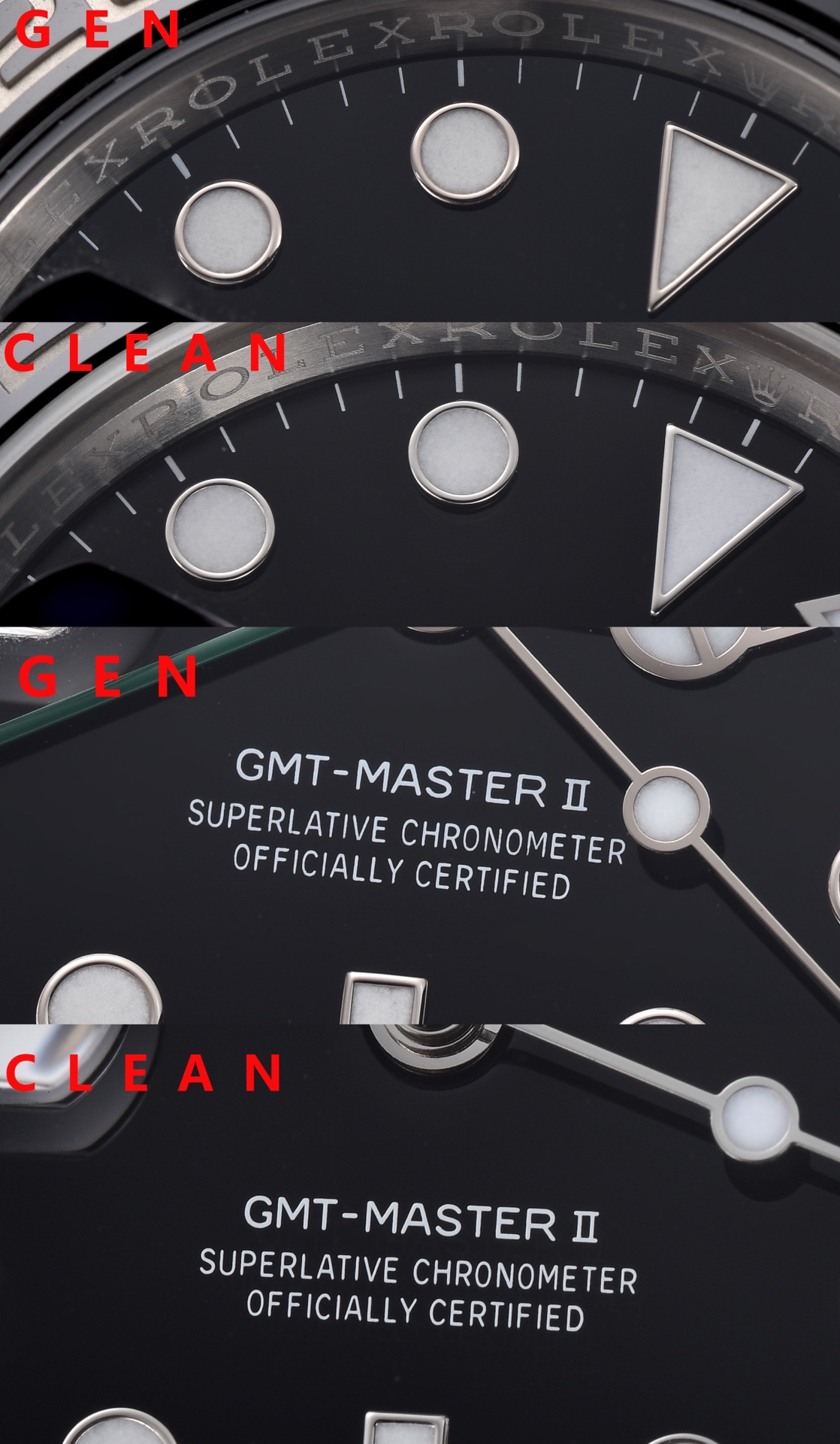 Rolex C Gmt 126720 Rolex1950 6542 1675 New Style 9 3 3285 movement, Ceramic Clean Watch Casewatch Strap Dial 2022 Clasp