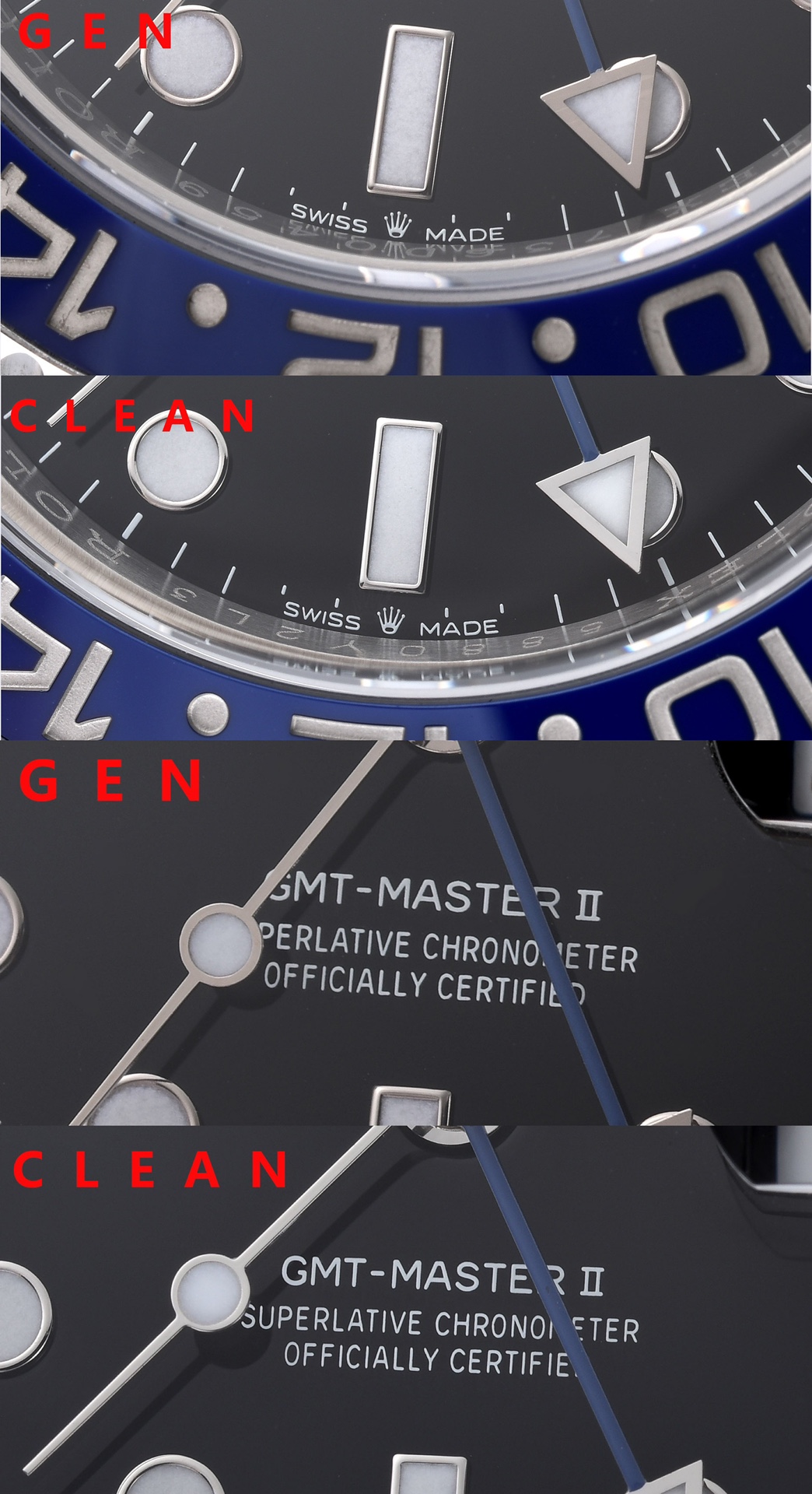 Rolex Clean Gmt Dd3285 V2 Watch Dial Strap Case / Ceramic 22 10 Clasp Logo Dd3285 V2 /