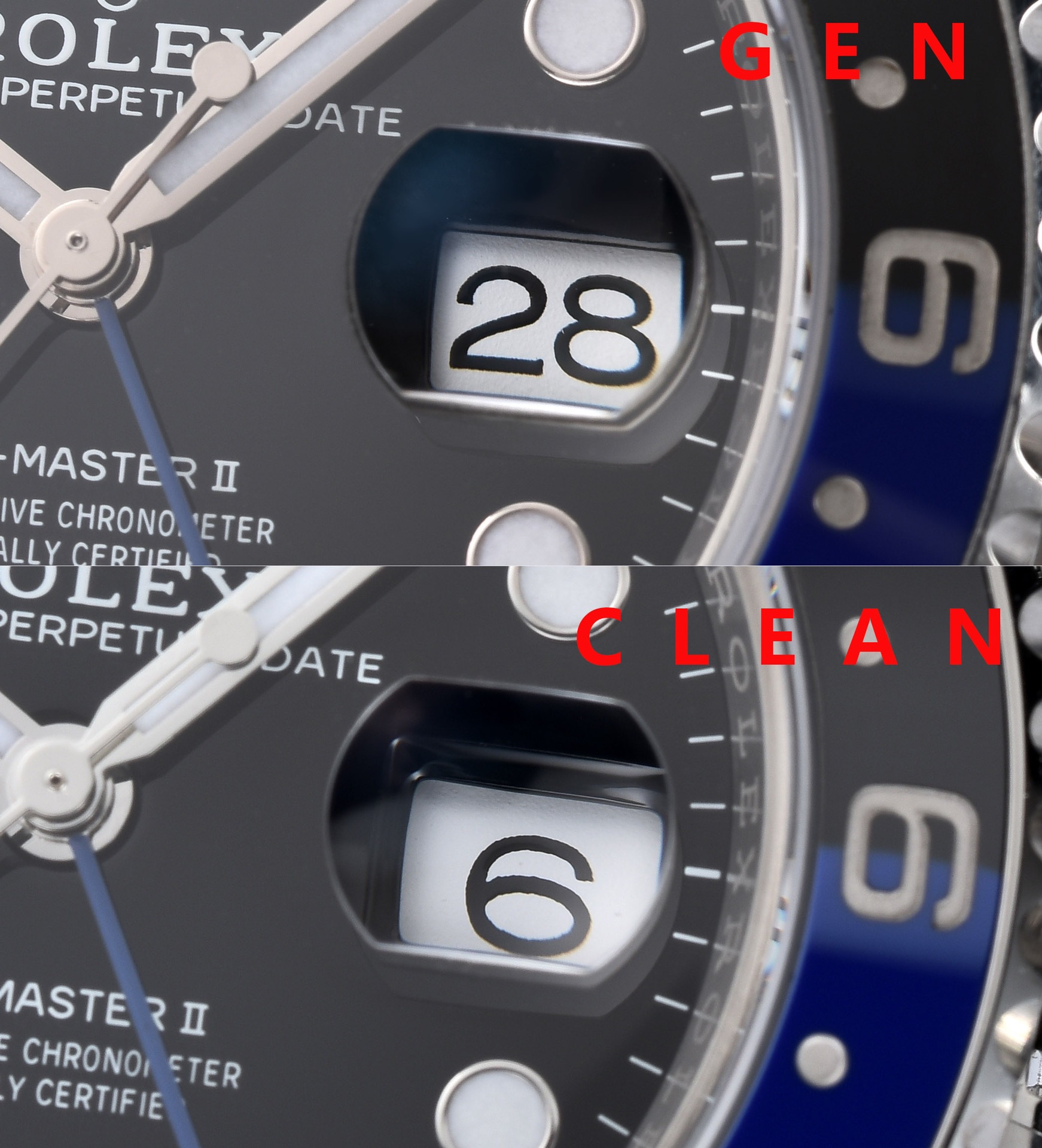 Rolex Clean Gmt Dd3285 V2 Watch Dial Strap Case / Ceramic 22 10 Clasp Logo Dd3285 V2 /