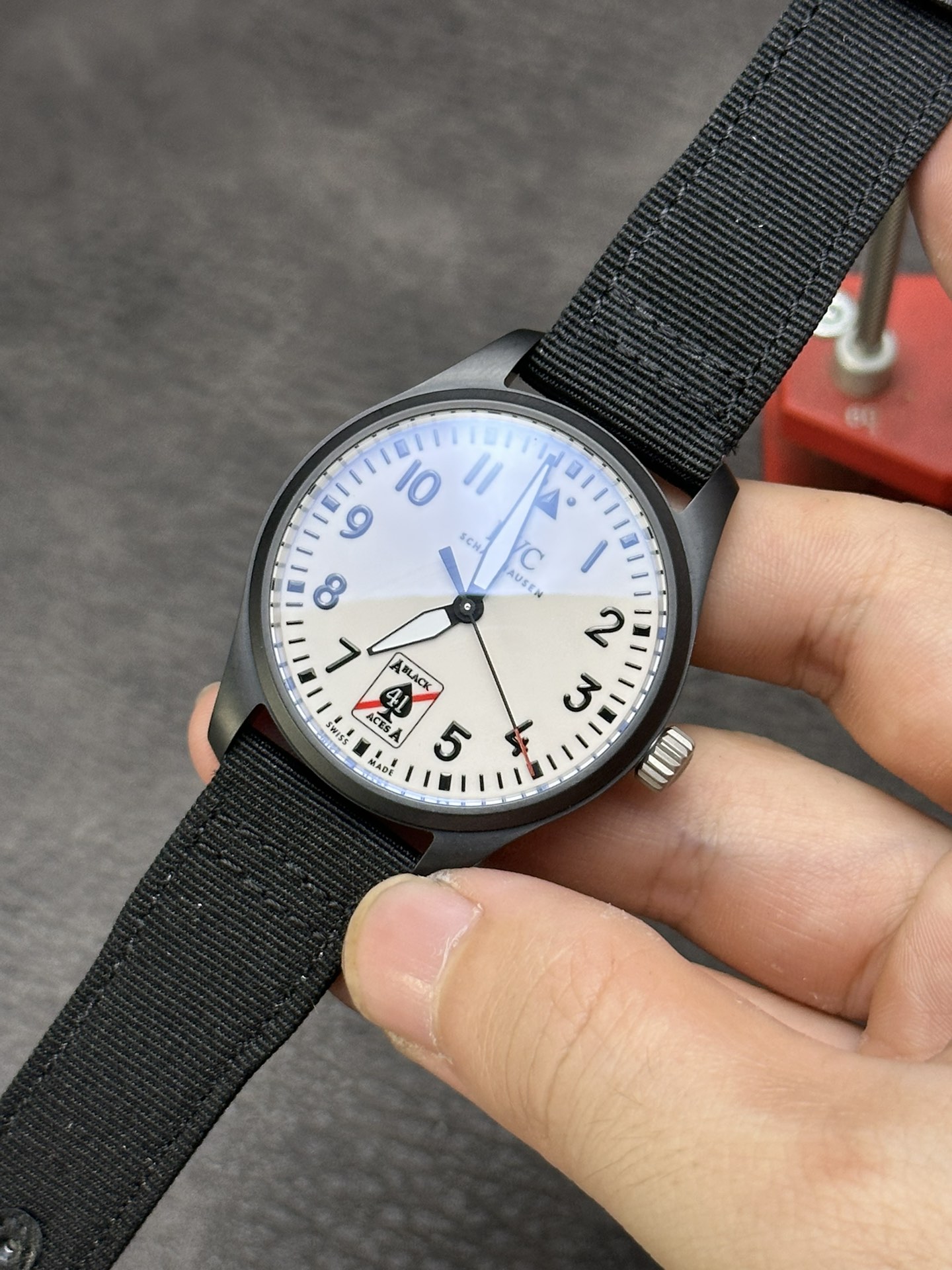 Iwc A Gram Watch Strap Leather Limited Edition M Luminous 100 Citizen9039 Movement, 50