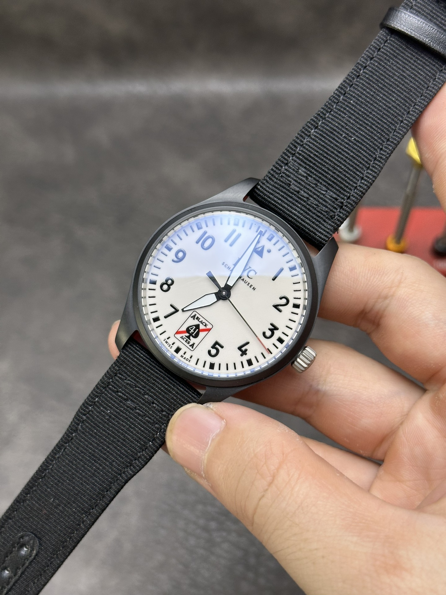 Iwc A Gram Watch Strap Leather Limited Edition M Luminous 100 Citizen9039 Movement, 50