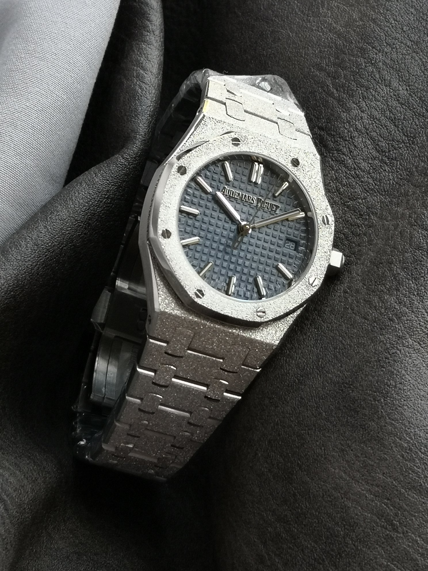 Audemars Piguet Omfaudemars 77350 77351 Mechanical Diameter34 watch Case Calibre 5800automatic Windingmovement, Rose Gold Plated steel Strap Dial Luminous Size