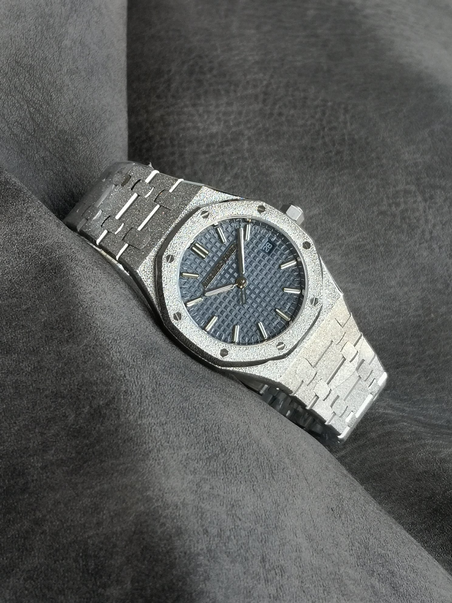 Audemars Piguet Omfaudemars 77350 77351 Mechanical Diameter34 watch Case Calibre 5800automatic Windingmovement, Rose Gold Plated steel Strap Dial Luminous Size