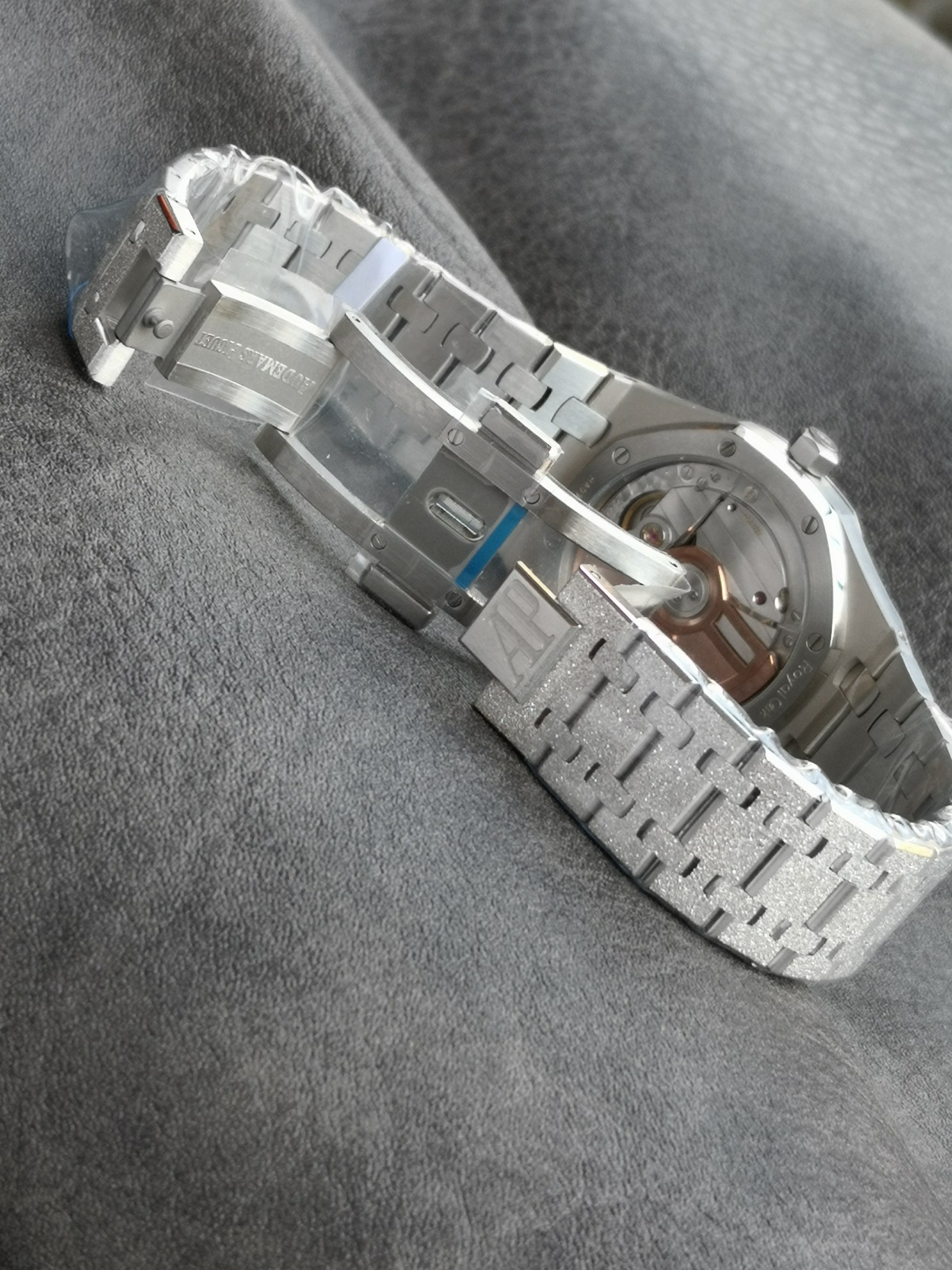 Audemars Piguet Omfaudemars 77350 77351 Mechanical Diameter34 watch Case Calibre 5800automatic Windingmovement, Rose Gold Plated steel Strap Dial Luminous Size