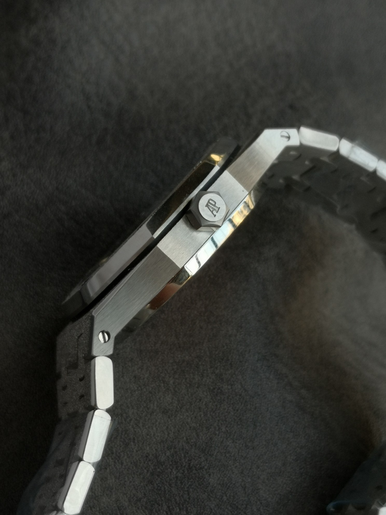 Audemars Piguet Omfaudemars 77350 77351 Mechanical Diameter34 watch Case Calibre 5800automatic Windingmovement, Rose Gold Plated steel Strap Dial Luminous Size