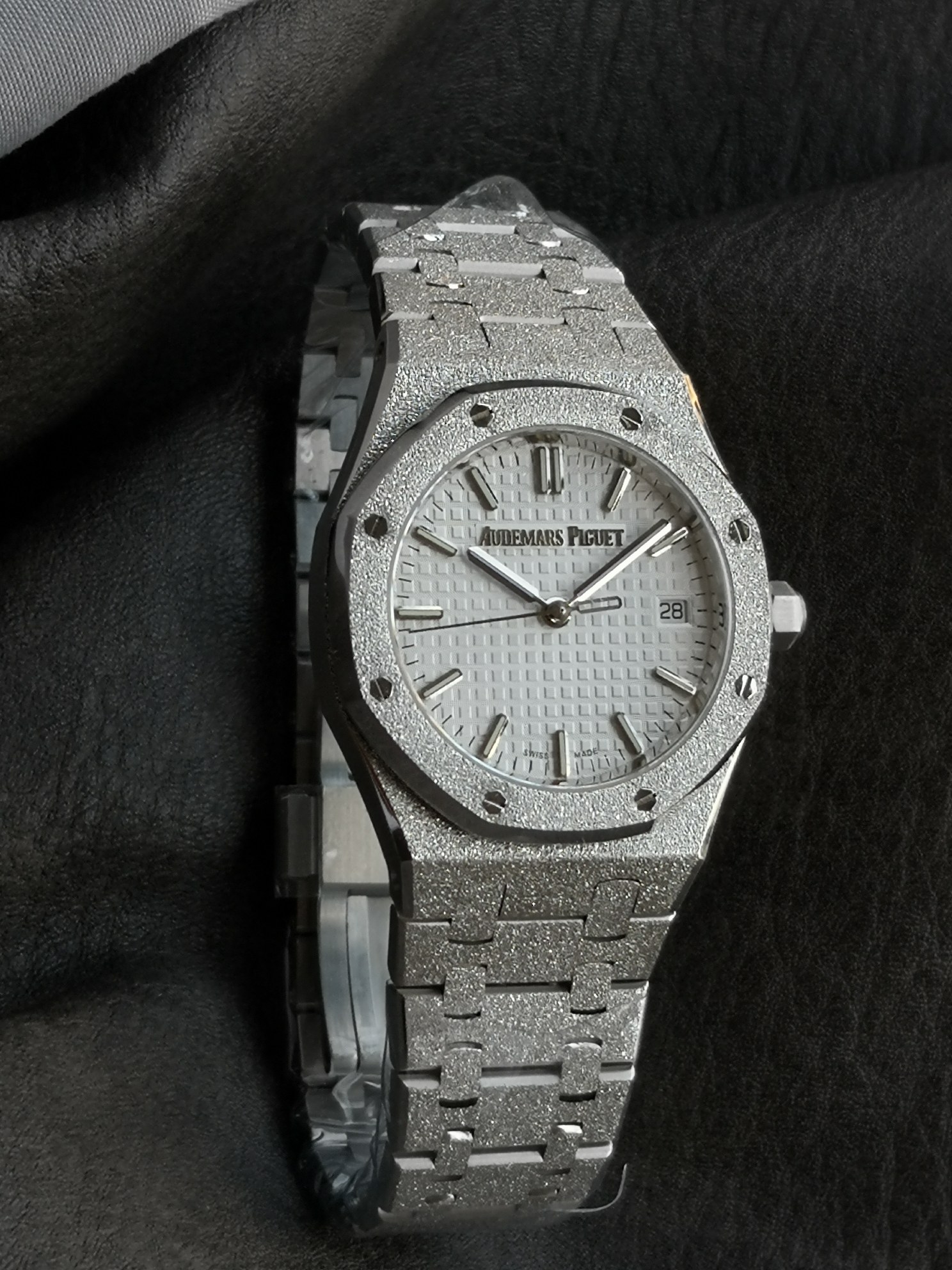 Audemars Piguet Omfaudemars 77350 77351 Mechanical Diameter34 watch Case Calibre 5800automatic Windingmovement, Rose Gold Plated steel Strap Dial Luminous Size