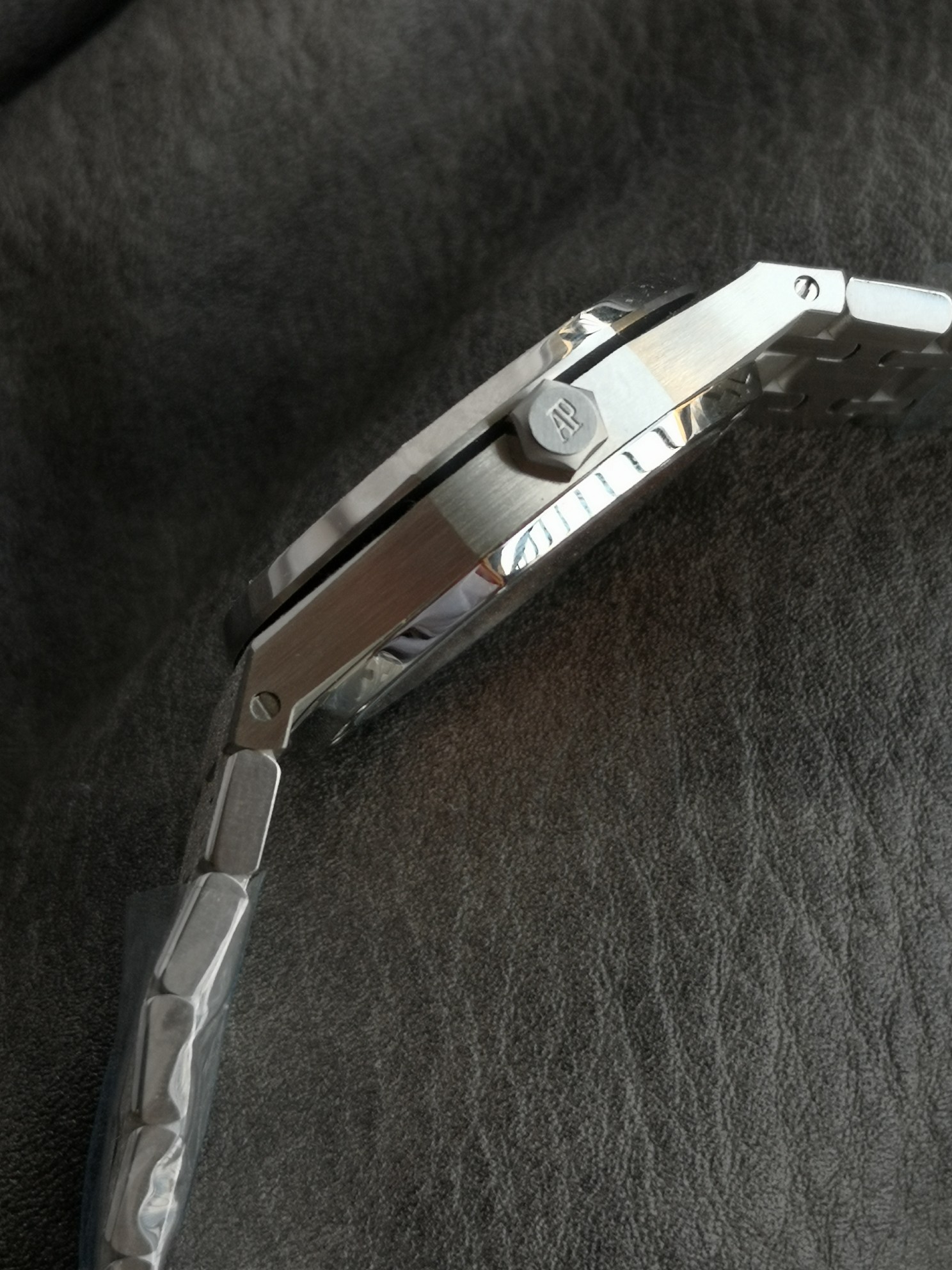 Audemars Piguet Omfaudemars 77350 77351 Mechanical Diameter34 watch Case Calibre 5800automatic Windingmovement, Rose Gold Plated steel Strap Dial Luminous Size