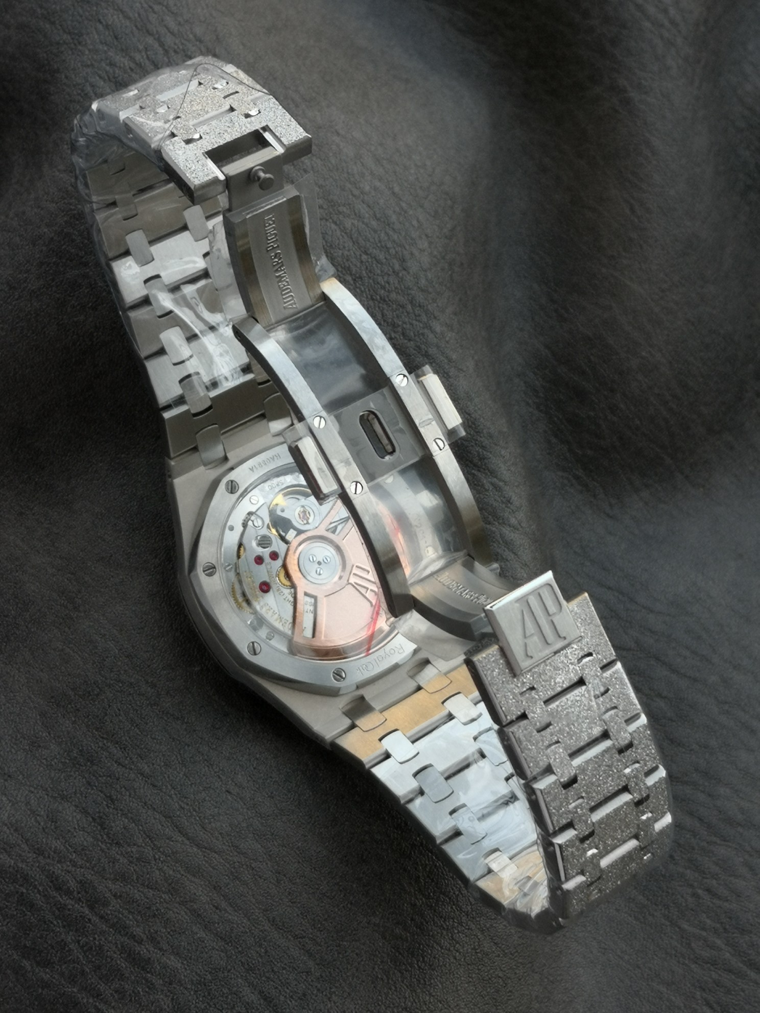 Audemars Piguet Omfaudemars 77350 77351 Mechanical Diameter34 watch Case Calibre 5800automatic Windingmovement, Rose Gold Plated steel Strap Dial Luminous Size