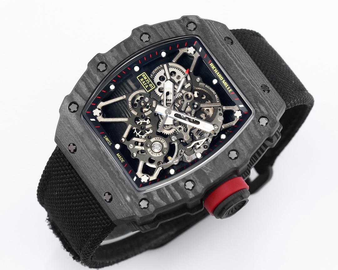Richard Mille Bbr Millerm 35-01 Rafael Nadal 1 movement: Originalrmul3 2watch Case: Ntptoriginal ,gram 50g, ,cnc Watch Original 3watch Dial: Crystal: Strap: Clasp