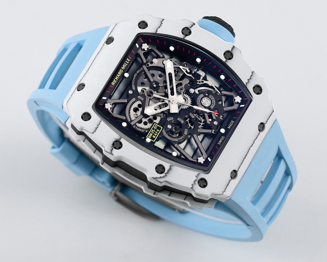 Richard Mille Bbr Millerm 35-01 Rafael Nadal 1 movement: Originalrmul3 2watch Case: Ntptoriginal ,gram 50g, ,cnc Watch Original 3watch Dial: Crystal: Strap: Clasp