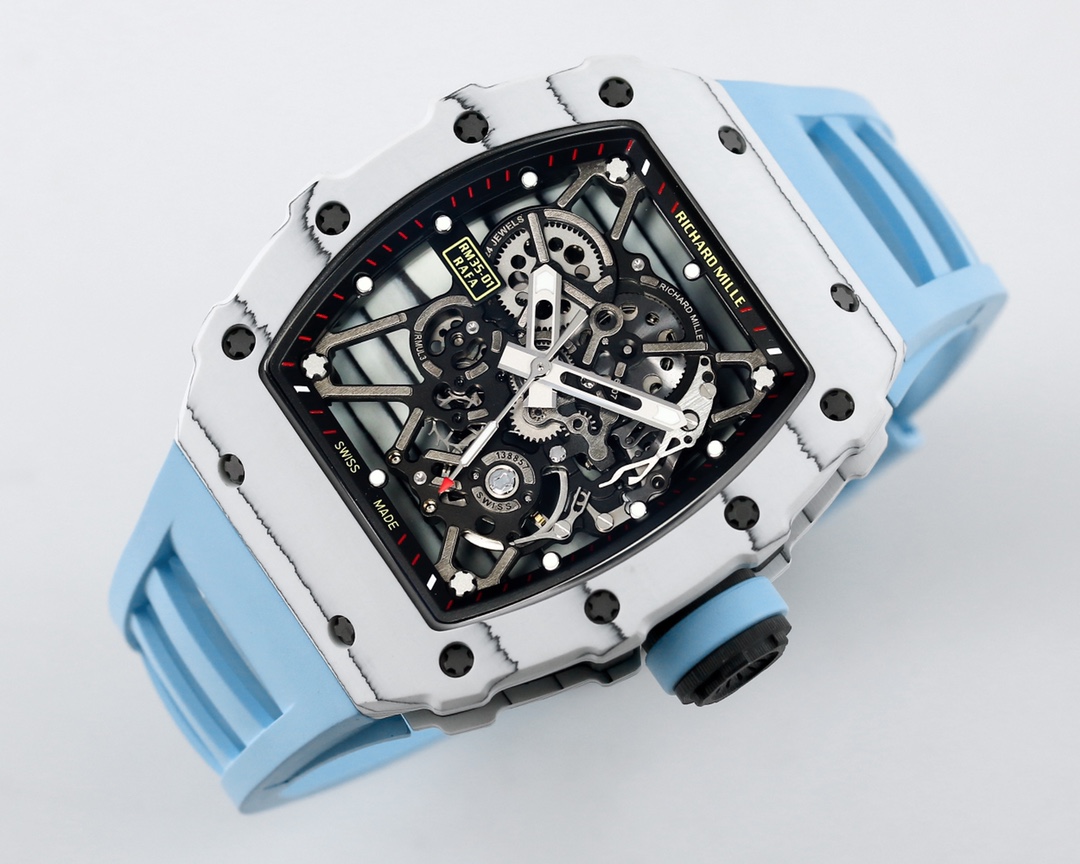 Richard Mille Bbr Millerm 35-01 Rafael Nadal 1 movement: Originalrmul3 2watch Case: Ntptoriginal ,gram 50g, ,cnc Watch Original 3watch Dial: Crystal: Strap: Clasp