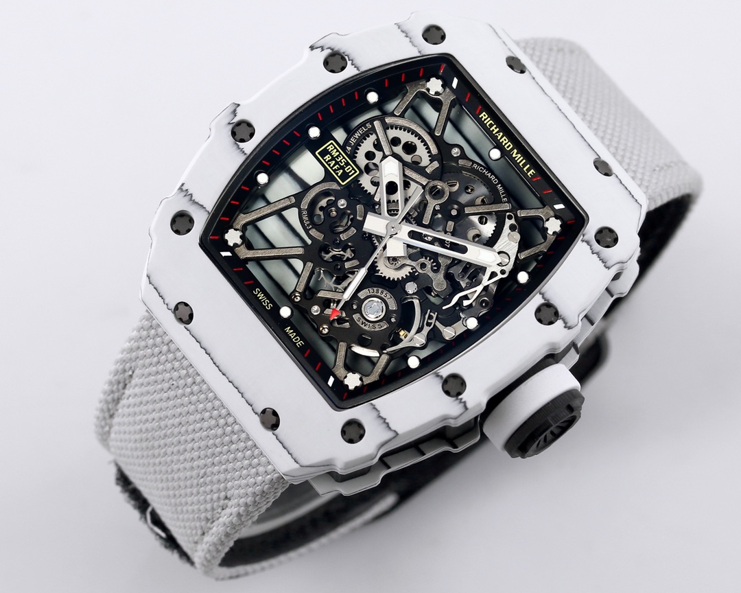 Richard Mille Bbr Millerm 35-01 Rafael Nadal 1 movement: Originalrmul3 2watch Case: Ntptoriginal ,gram 50g, ,cnc Watch Original 3watch Dial: Crystal: Strap: Clasp