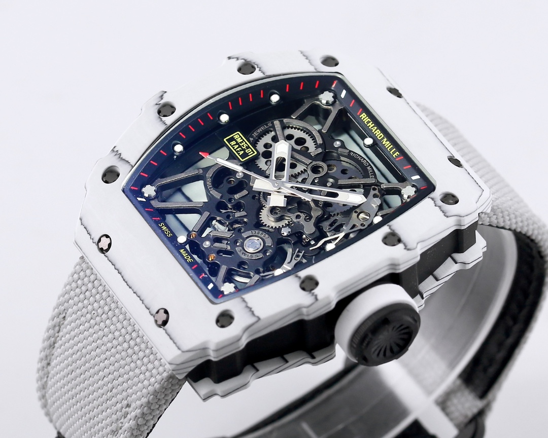 Richard Mille Bbr Millerm 35-01 Rafael Nadal 1 movement: Originalrmul3 2watch Case: Ntptoriginal ,gram 50g, ,cnc Watch Original 3watch Dial: Crystal: Strap: Clasp