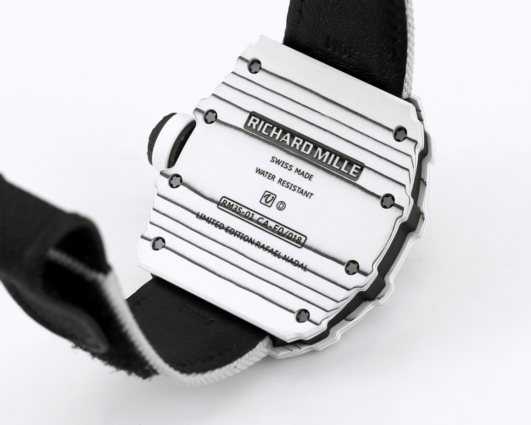 Richard Mille Bbr Millerm 35-01 Rafael Nadal 1 movement: Originalrmul3 2watch Case: Ntptoriginal ,gram 50g, ,cnc Watch Original 3watch Dial: Crystal: Strap: Clasp