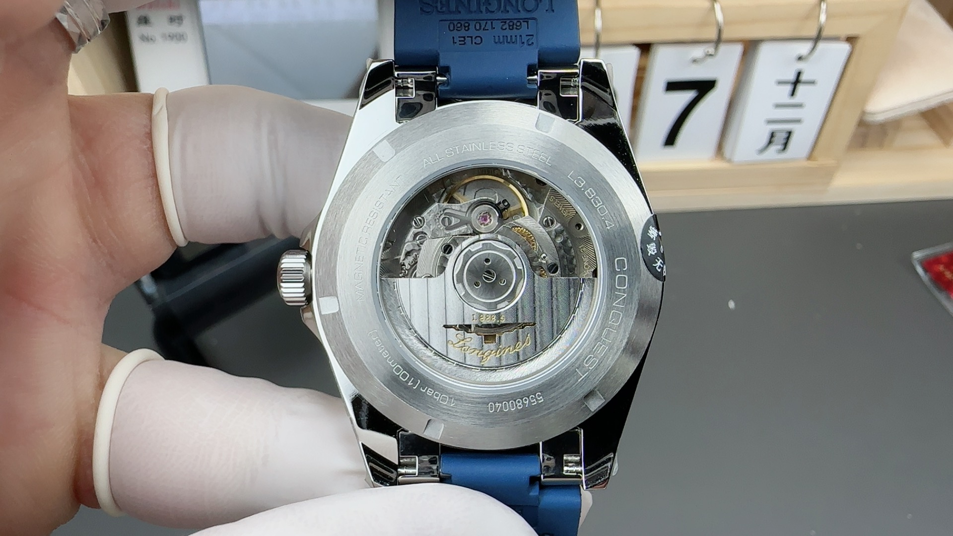 Af-longineslongines 41 mm Mechanical Movement:2824,2892 Case Diameter:41 Watch Dial: Luminouswatch Hands, Luminous Crystal ,rose Gold Platedwatch Strap: Waterproof :100