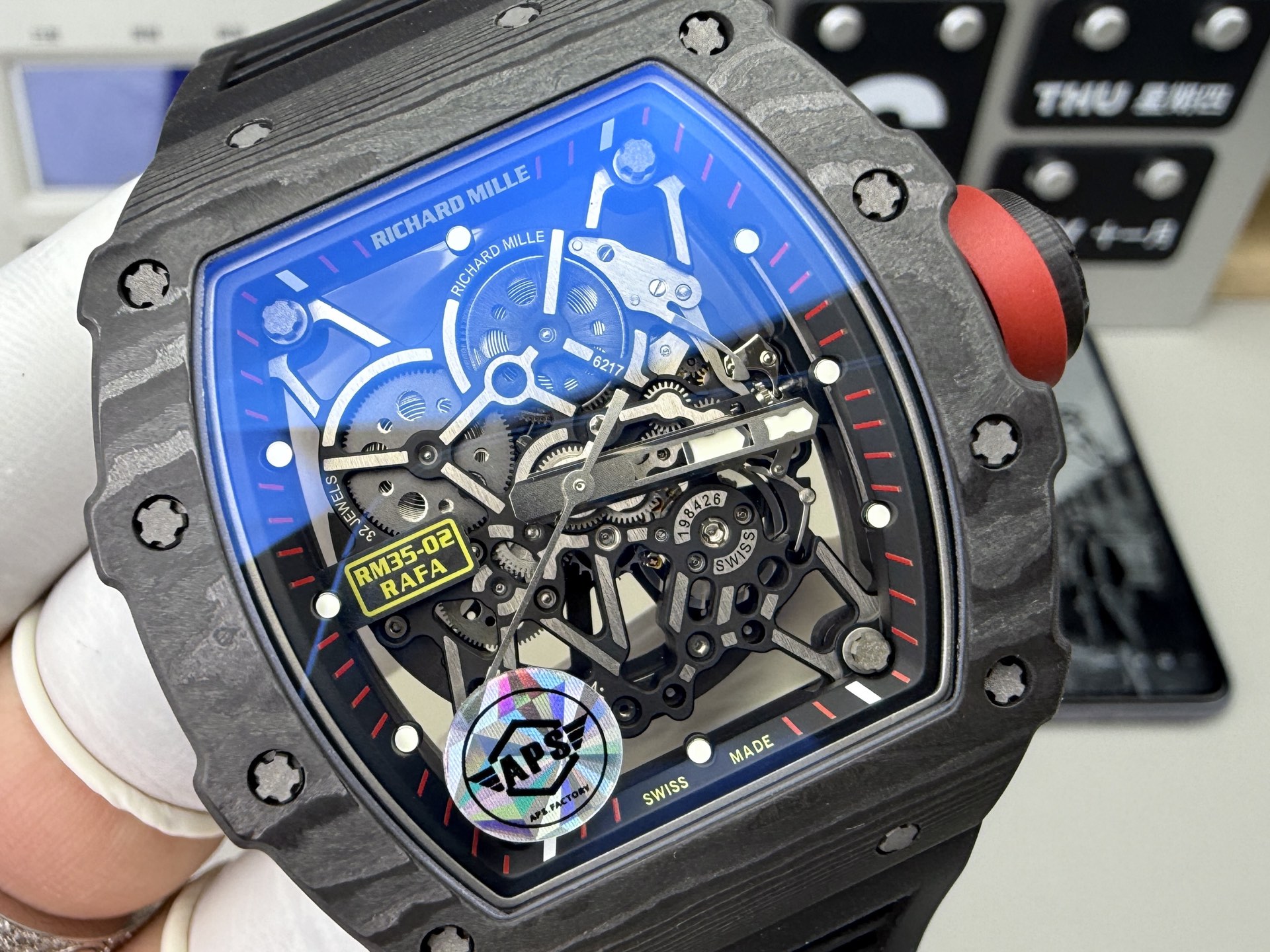Richard Mille Aps 35-02/94x44.5 mm /rmal1 movement