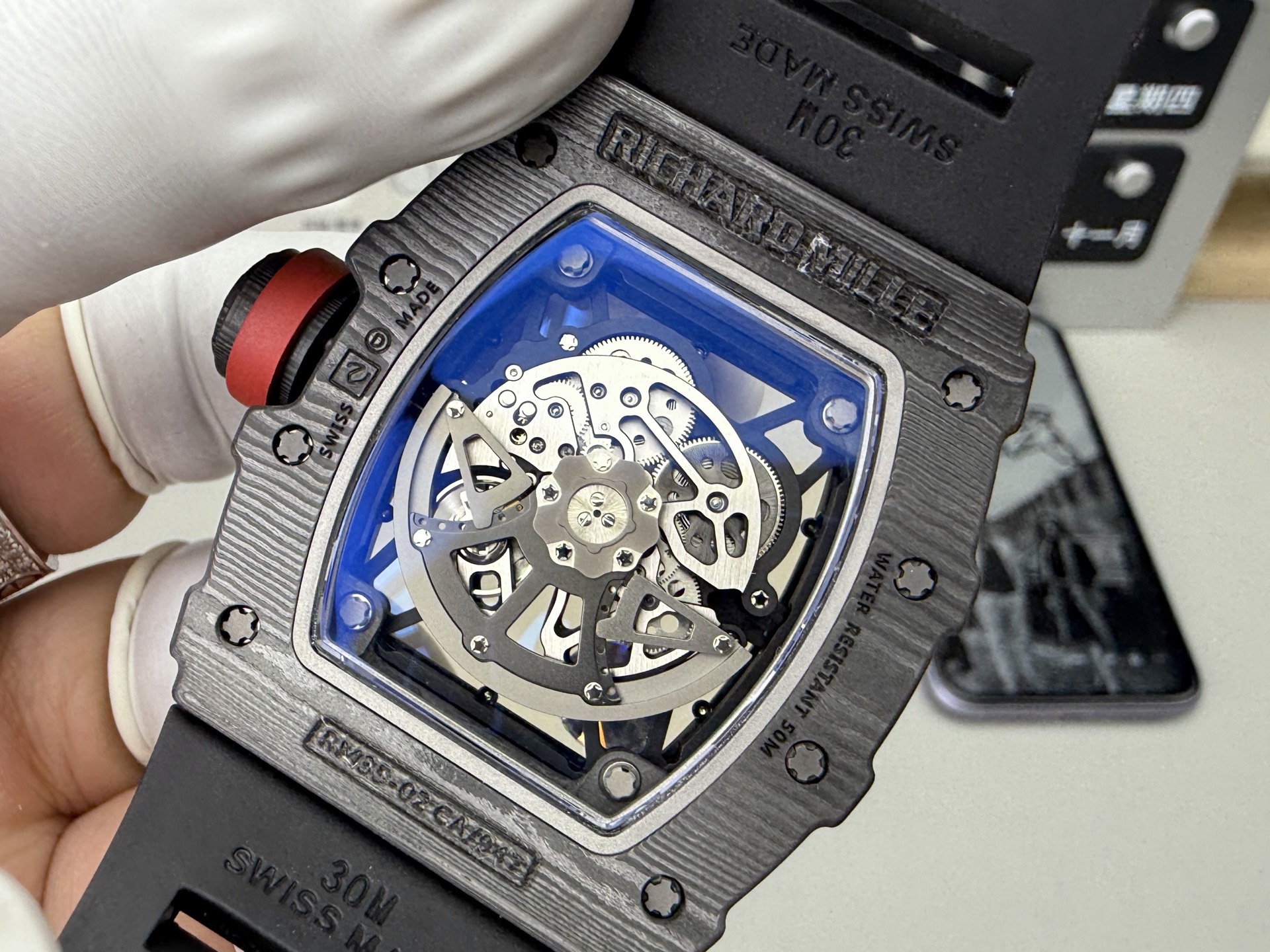 Richard Mille Aps 35-02/94x44.5 mm /rmal1 movement