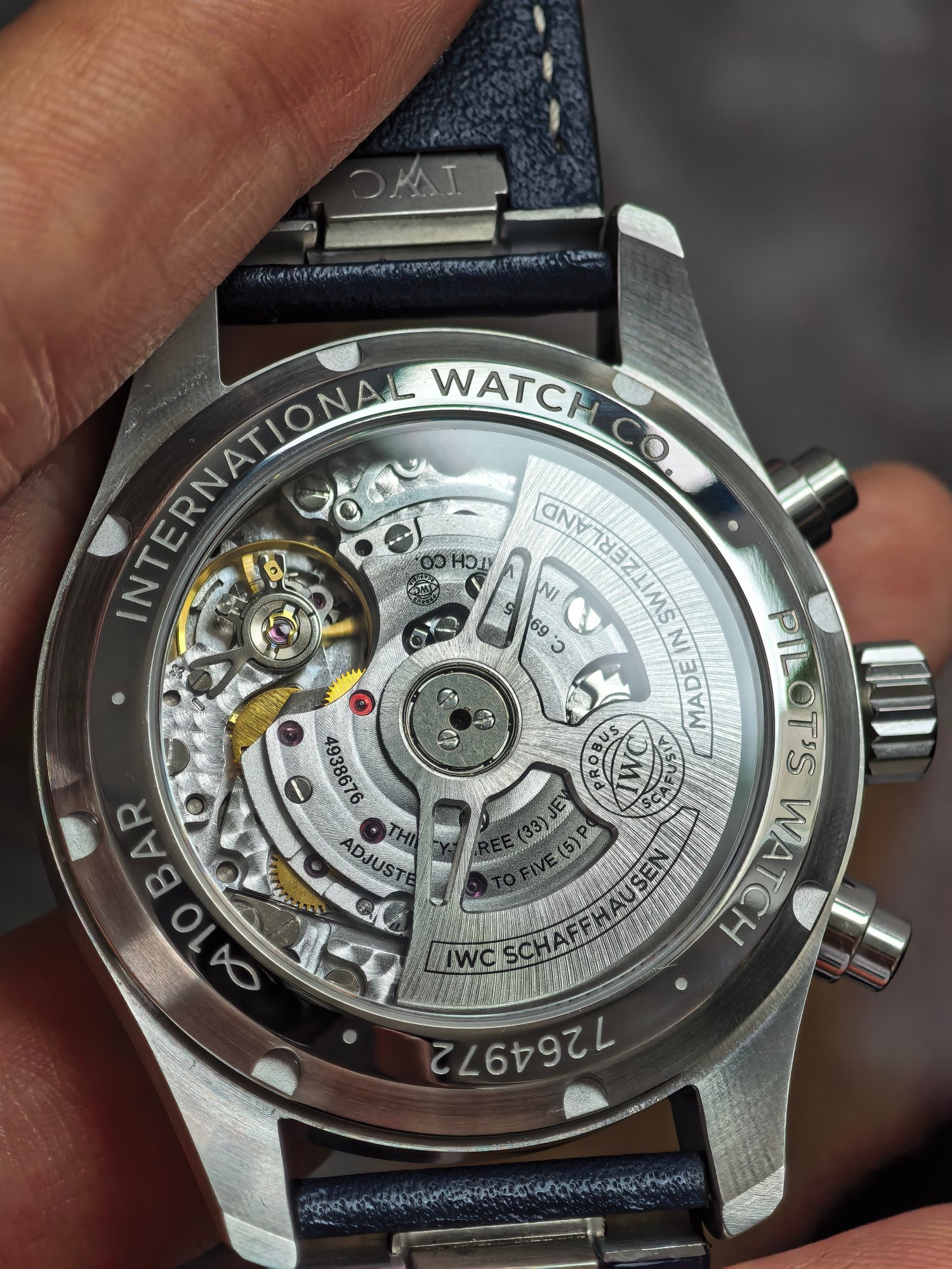 Iwc Aps Chronograph Iw388101 Mold Opening 69385 movement