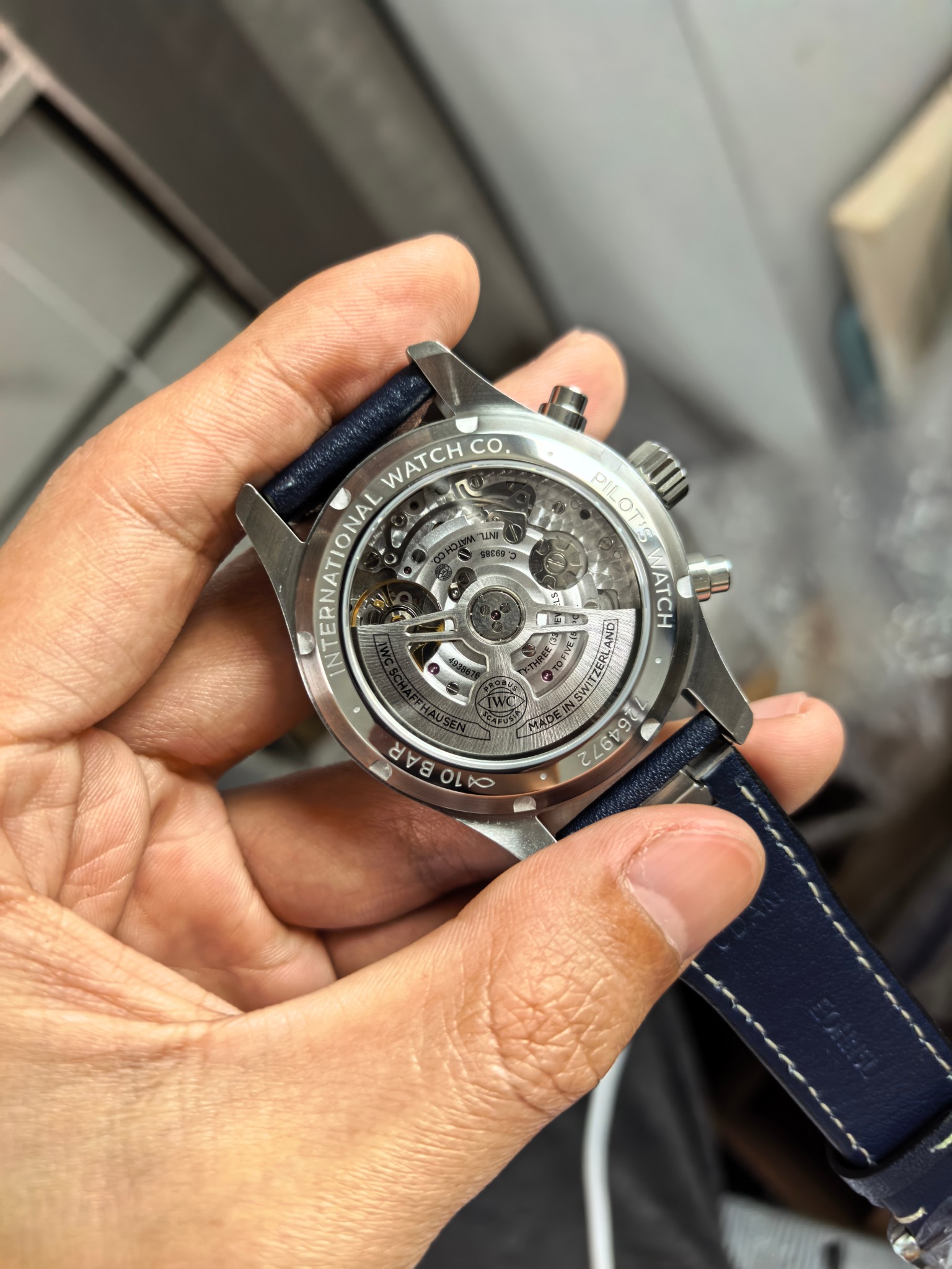 Iwc Aps Chronograph Iw388101 Mold Opening 69385 movement