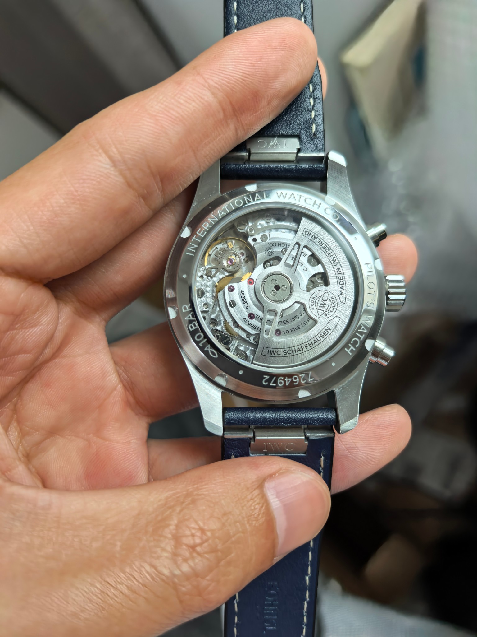 Iwc Aps Chronograph Iw388101 Mold Opening 69385 movement
