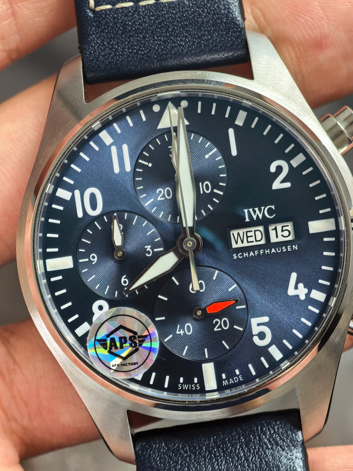 Iwc Aps Chronograph Iw388101 Mold Opening 69385 movement